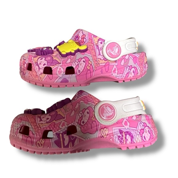Hello Kitty Crocs Clog Pink Toddler Size 6 - Picture 8 of 10